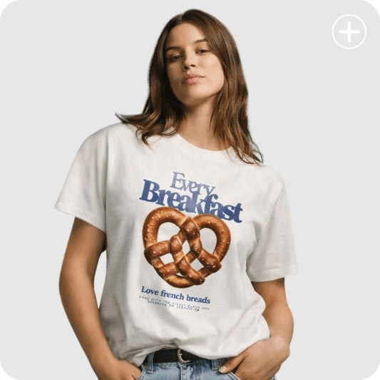 EVERY BREAKFAST RETRO CROPPED TEE 3