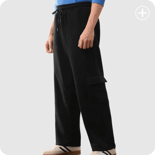 NAVY MULTI-POCKET UTILITY CARGO PANTS 2